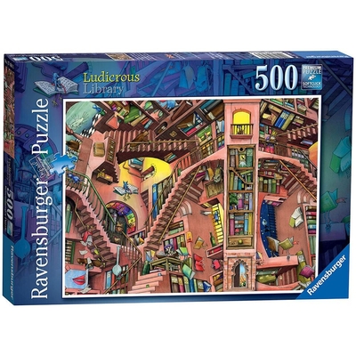 Product Ravensburger Puzzle: Ludicrous Library (500pcs) (17484) base image