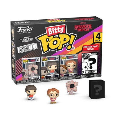 Product Φιγούρα Funko Bitty Pop! 4-Pack: Stranger Things - Demogorgon, Will, Barb, Mystery Pop! base image