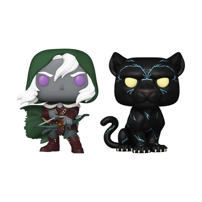 Product Κούκλα Funko Pop! Games 2-Pack: Dungeons &amp; Dragons - Drizzt Do' Urden & Guenhwyvar Vinyl Figures base image