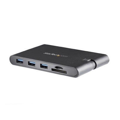 Product Docking Station StarTech.com USB-C 8-in-1-Multiport-Adapter DKT30CHVSCPD - 3 x USB 3.0/SD/MicroSD/GbE/HDMI/VGA base image