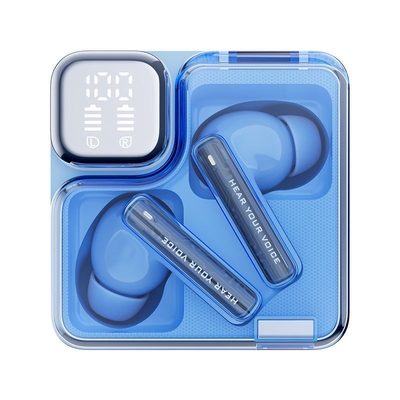 Product Bluetooth Headset QCY Melobuds Neo Blue - TWS BT with LED Display, Dual Connection, Anti-air calls 7h base image