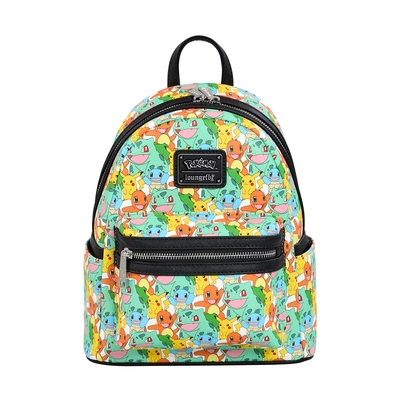 Product Σχολική Τσάντα Loungefly Pokemon: Pikachu And Starters Aop Mini Backpack (PMBK0331) base image