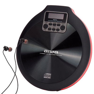 Product Φορητό CD Player Aiwa With EARPHONES RED base image