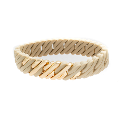 Product Γυναικείο Βραχιόλι TheRubz 100172 (15Mm) από Ατσάλι Beige / Gold base image