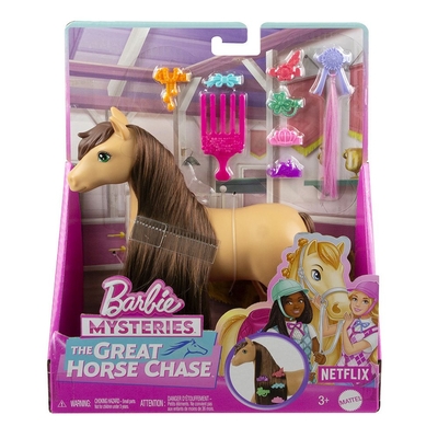 Product Κούκλα Mattel Barbie Mysteries: The Great Horse Chase - Brown Pony with Brunette Ponytail (HXJ37) base image