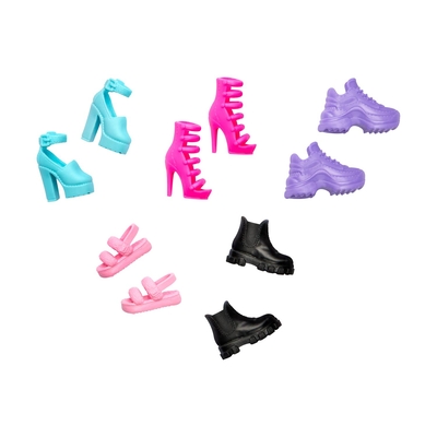 Product Κούκλα Mattel Barbie: Accessories - 5 Pair of Shoes (HWV71) base image