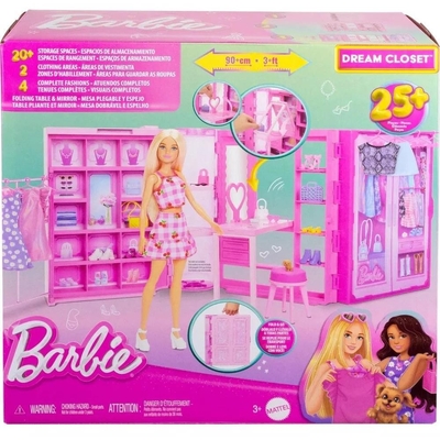 Product Φιγούρα Mattel Barbie: Dream Closet - Fold Go (HXD59) base image