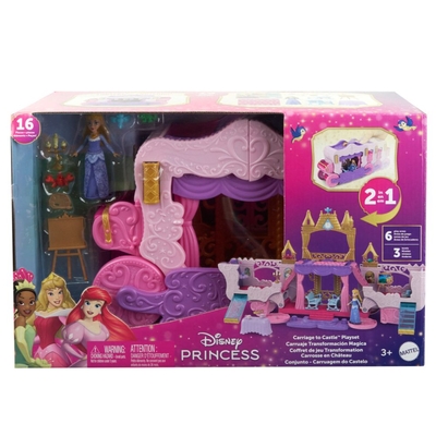 Product Μινιατούρα Mattel Disney: Princess - Carriage to Castle Playset (HWX17) base image