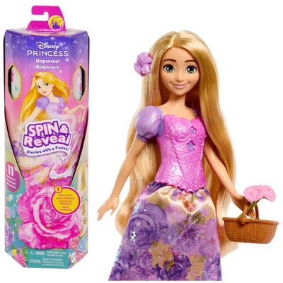 Product Κούκλα Mattel Disney Princess: Spin Reveal - Rapunzel (HTV86) base image