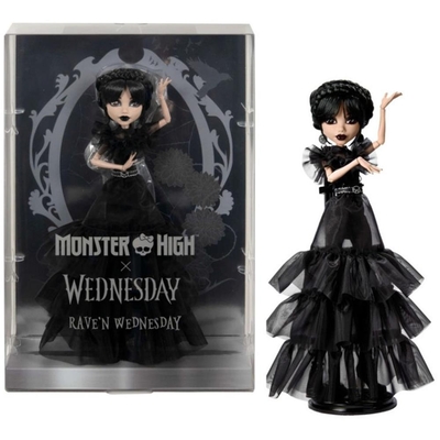 Product Κούκλα Mattel Monster High X Wednesday - Ravens Wednesday (HXJ03) base image
