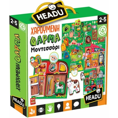 Product Εκπαιδευτικό Παιχνίδι Headu Χαρούμενη Φάρμα Μοντεσσόρι (50.26326) base image