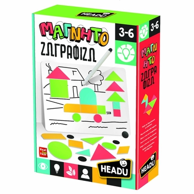 Product Παιδική Χειροτεχνία Headu Μαγνητο-Ζωγραφίζω (50.52309) base image