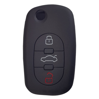 Product Θήκη κλειδιού για αυτοκίνητα Audi 1009-03, εύκαμπτη, μαύρη base image