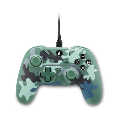 Product Gamepad Spartan Gear Pelekys Ασύρματο (compatible with PC and playstation 3) (colour: Green Camo) base image