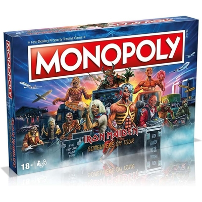 Product Επιτραπέζιο Παιχνίδι Winning Moves: Monopoly - Iron Maiden Somewhere on Tour (WM01790-EN1) base image