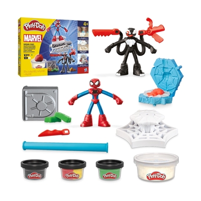 Product Πλαστελίνες Hasbro Play-Doh Marvel: Spider-man - Launch And Slice Battle (F9827) base image