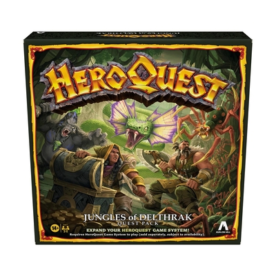 Product Επιτραπέζιο Παιχνίδι Hasbro Heroquest Jungles Of Delthrak - Quest Pack (English Language) (F9907) base image