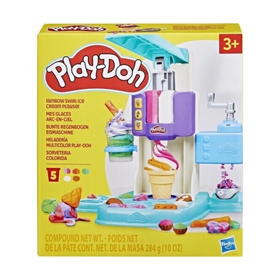 Product Πλαστελίνες Hasbro Play-Doh: Rainbow Swirl Ice Cream Playset (G0028) base image