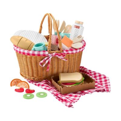 Product Λούτρινο Fisher-Price Ξύλινο Καλάθι Για Πικ-Νικ (HXT81) base image