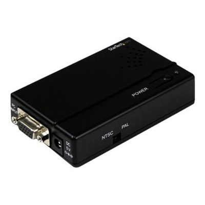 Product Video Converter StarTech.com VGA to Composite or S-Video up to max.1600x1200 - Black base image