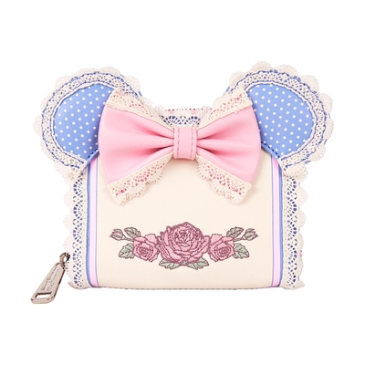 Product Πορτοφόλι Loungefly Disney Minnie Floral And Lace Ears Zip Around Wallet (WDWA3269) base image