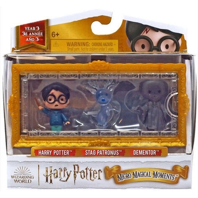 Product Φιγούρα Spin Master Harry Potter: Micro Magical Moments - Harry Potter/Stag Patronus/Dementor Set (6069437) base image