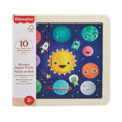 Product Παζλ Fisher-Price: Wooden Jigsaw Puzzle - Planet (HXV16) base image