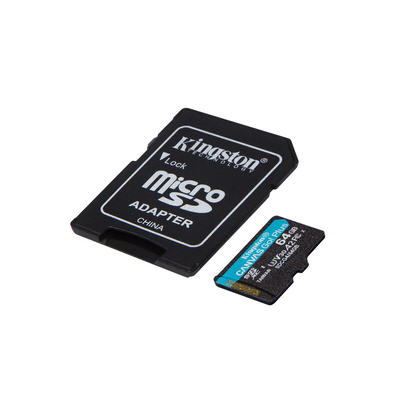 Product Κάρτα Μνήμης Micro SD με Αντάπτορα Kingston SDCG4/64GB 64 GB base image