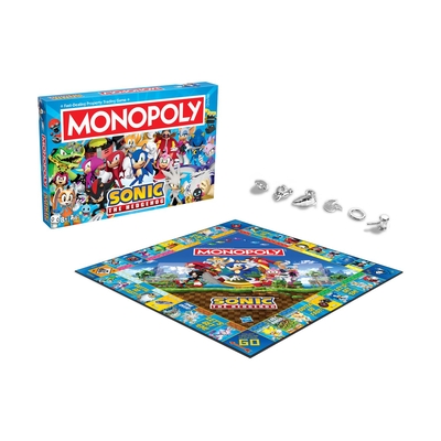 Product Επιτραπέζιο Παιχνίδι Winning Moves: Monopoly - Sonic Board Game (English Language) (WM04624-EN1) base image