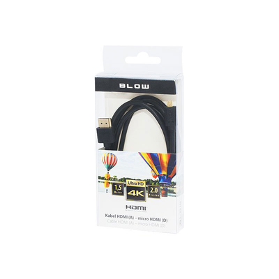 Product Καλώδιο HDMI Blow to micro HDMI v2.0 4K 1.5m base image