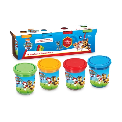Product Πλαστελίνες John Hellas: Paw Patrol Σετ 4 Βαζάκια (03978PM) base image