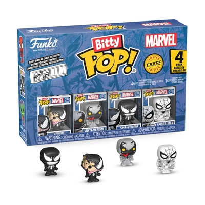 Product Φιγούρα Funko Bitty Pop! 4-Pack: Spider-Man - Venom, Anti-Venom, She-Venom, Spider-Man base image