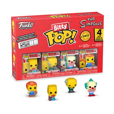 Product Φιγούρα Funko Bitty Pop! 4-Pack: The Simpsons - Bart Simpson, Mr. Burns, Krusty The Clown, Lard Lad base image