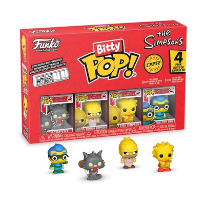 Product Φιγούρα Funko Bitty Pop! 4-Pack: The Simpsons - Scratchy, Grampa Simpson, Lisa Simpson, Fallout Boy base image