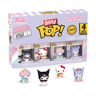 Product Φιγούρα Funko Bitty Pop! 4-Pack: Hello Kitty and Friends - Kuromi, Hello Kitty, My Melody, Chase base image