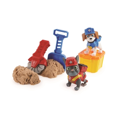 Product Μινιατούρα Spin Master Paw Patrol: Rubble Crew - Charger Wheeler Build-it Pack (20141514) base image