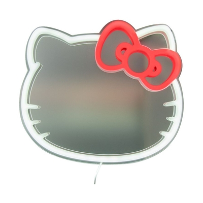 Product Διακοσμητικό Φωτιστικό Paladone: Hello Kitty Wall Mountable LED Neon Mirror (PP14620HKVN) base image