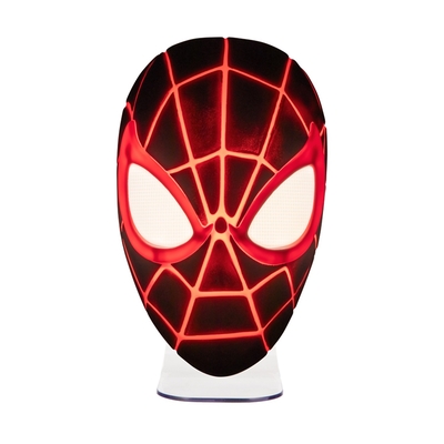 Product Διακοσμητικό Φωτιστικό Paladone Marvel: Spider-Man - Miles Morales Mask (PP14323SPMVN) base image