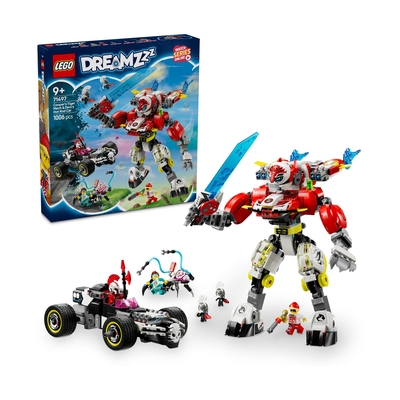 Product Lego DREAMZzz: Cooper’s Tiger Mech & Zero’s Hot Rod Car (71497) base image