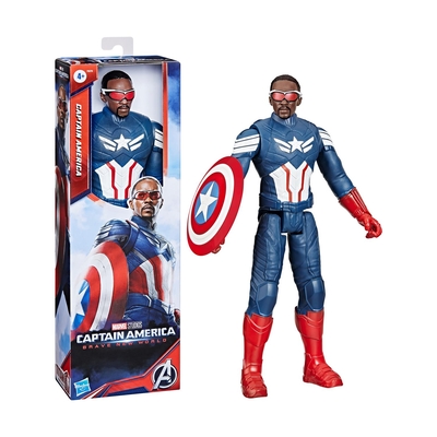 Product Φιγούρα Δράσης Hasbro Marvel Captain America Brave New World Titan Heroes Sam Wilson Action Figure (F9276) base image