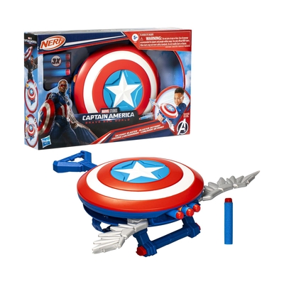 Product Φιγούρα Δράσης Hasbro Marvel Captain America Brave New World Skyshot Blaster  Role Play (F9302) base image