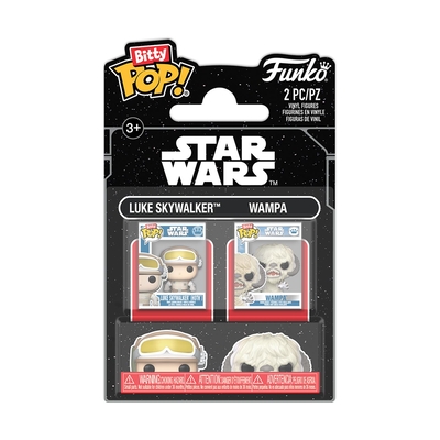 Product Φιγούρα Funko Bitty Pop! 2-Pack Disney: Star Wars - Luke Skywalker & Wampa base image