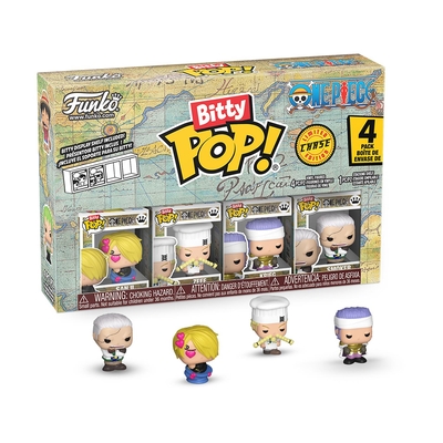 Product Φιγούρα Funko Bitty Pop! 4-Pack: One Piece - Sanji, Zeff, Krieg, Bitty Pop! Chase base image