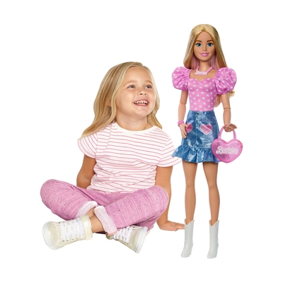 Product Κούκλα Mattel Barbie Doll with Blonde Hair (71cm) (HYT84) base image