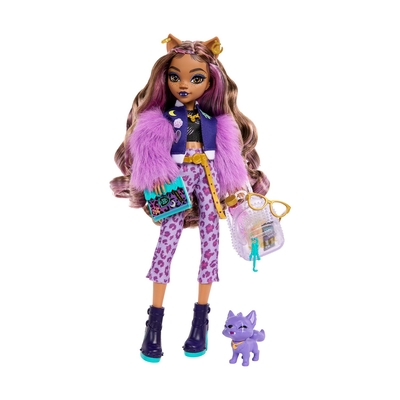 Product Κούκλα Mattel Monster High Clawdeen Wolf Fashion Doll with Pet (HRP65) base image