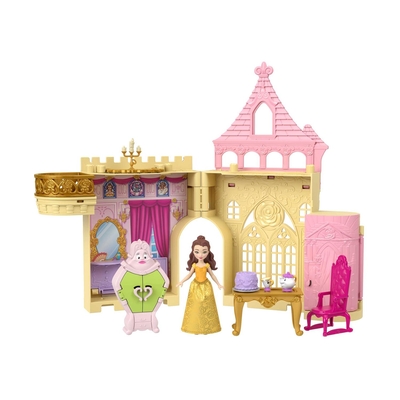 Product Κούκλα Mattel Disney Princess Belle Palace  Belle Mini Doll Playset (JDP54) base image