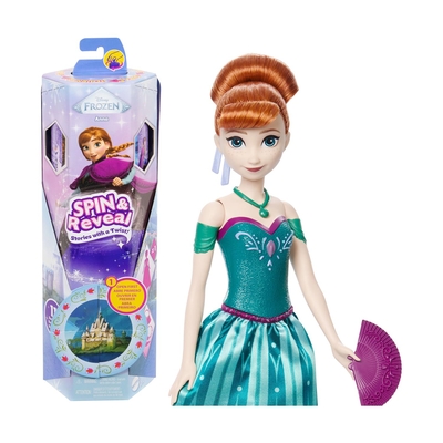 Product Κούκλα Mattel Disney Frozen Spin & Reveal Anna Doll (JBG60) base image