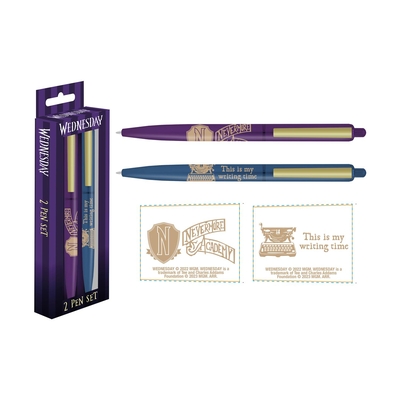 Product Σετ Στυλό Pyramid  Wednesday Nevermore 2 Pen Set (SR74439) base image