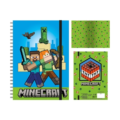 Product Σημειωματάριο Pyramid: Minecraft A5 Notebook (SR74683) base image