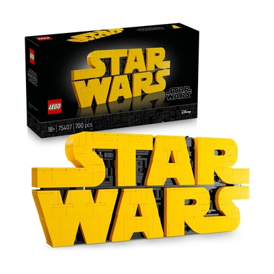 Product LEGO Star Wars: Brick-Built Star Wars Logo (75407) base image